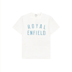 Royal Enfield T-Shirt lb RAISED withe