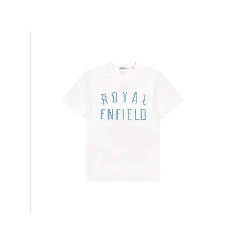 Royal Enfield T-Shirt lb RAISED withe