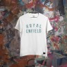 Royal Enfield T-Shirt lb RAISED weiß