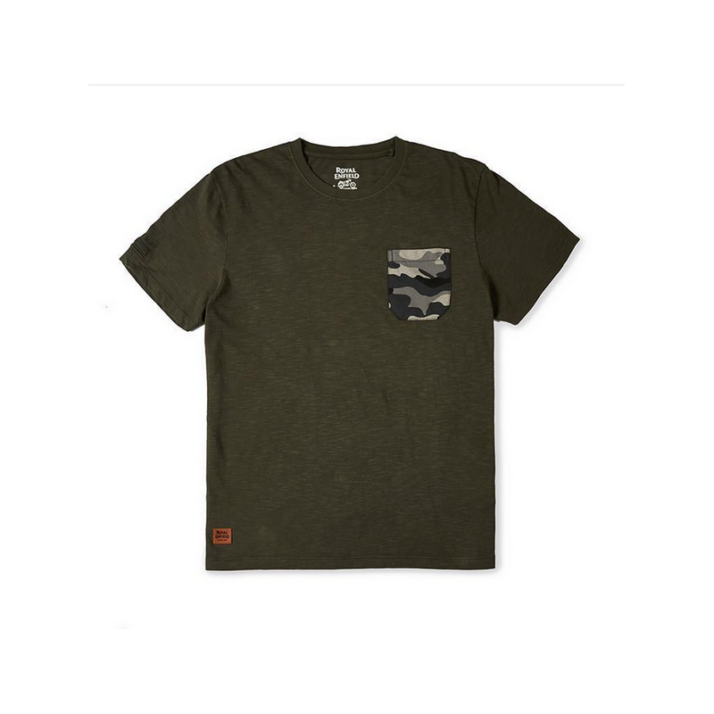 Royal Enfield CAMO MLG T-shirt Dark Olive