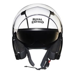 Royal Enfield LIGHTWING OPEN FACE HELMET MATT BLACK & WHITE