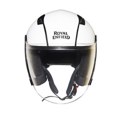 Royal Enfield Jet Helm Lightwing schwarz & weiß