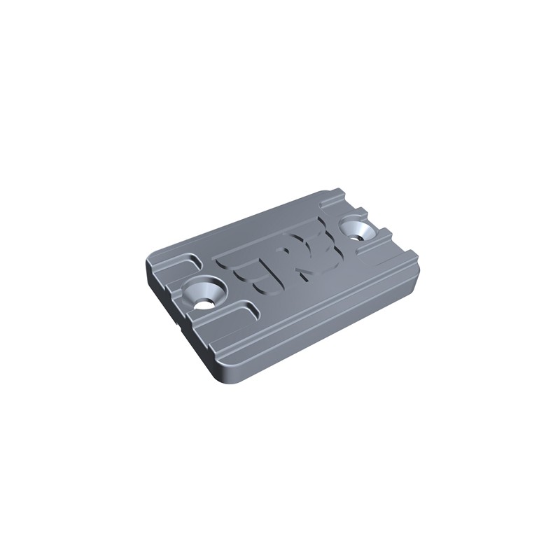Brake fluid lid silver