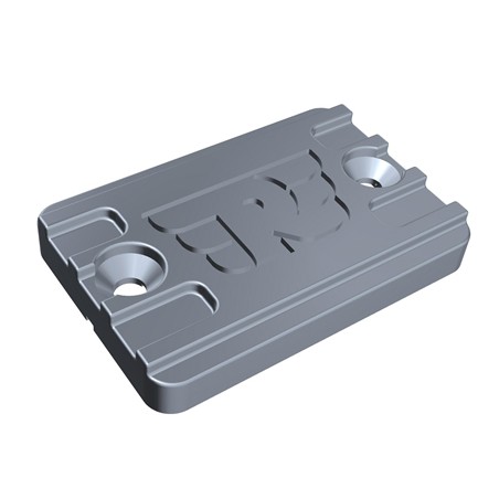 Brake fluid lid silver