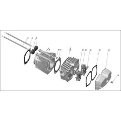 Pushrod assembly Ural until 2002