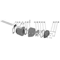 Pushrod assembly Ural until 2002