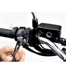 Lenker-Bordsteckdose 2x USB-A