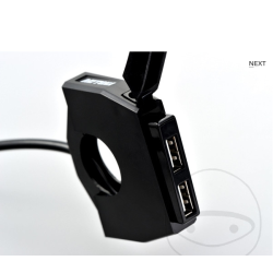 Daytona 2 x USB-A handlebar on-board socket