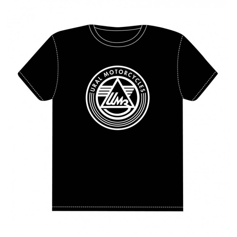 Ural T-Shirt IMZ-Logo schwarz