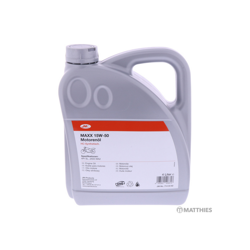 Engine Oil 15W50 4T 4 Liter JMC Maxx HC-SEMI-SYNTHETIC