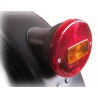 Retro style lights for bike conversion kit rear