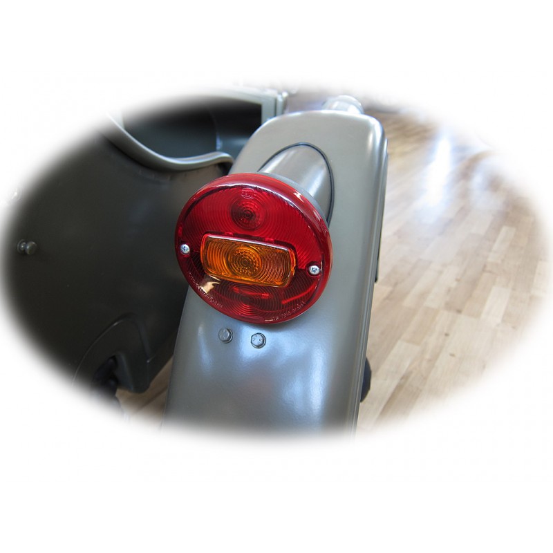 Retro style lights sidecar conversion kit front and rear