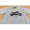 Royal Enfield BSMC T-Shirt Custom Bike Tee grey