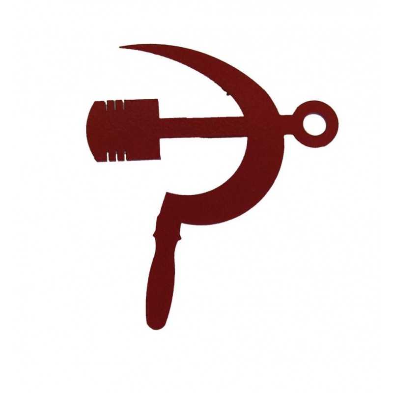 Piston and sickle logo
