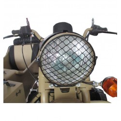 Headlight protector grille