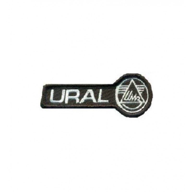 URAL Logo Aufnäher schwarz/weiss