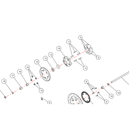 Ruckdämpfergummi Satz Super Meteor/Shotgun/Classic/Bullet/Bear 650