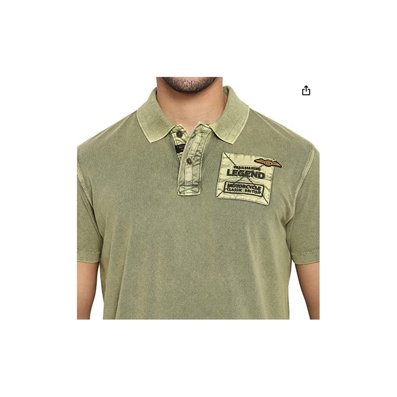 Royal Enfield Riffle Green Polo T-Shirt