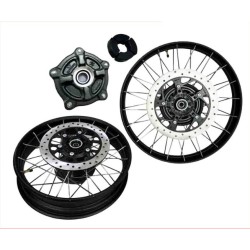 BLACK TUBELESS SPOKED WHEELS Himalayan 450