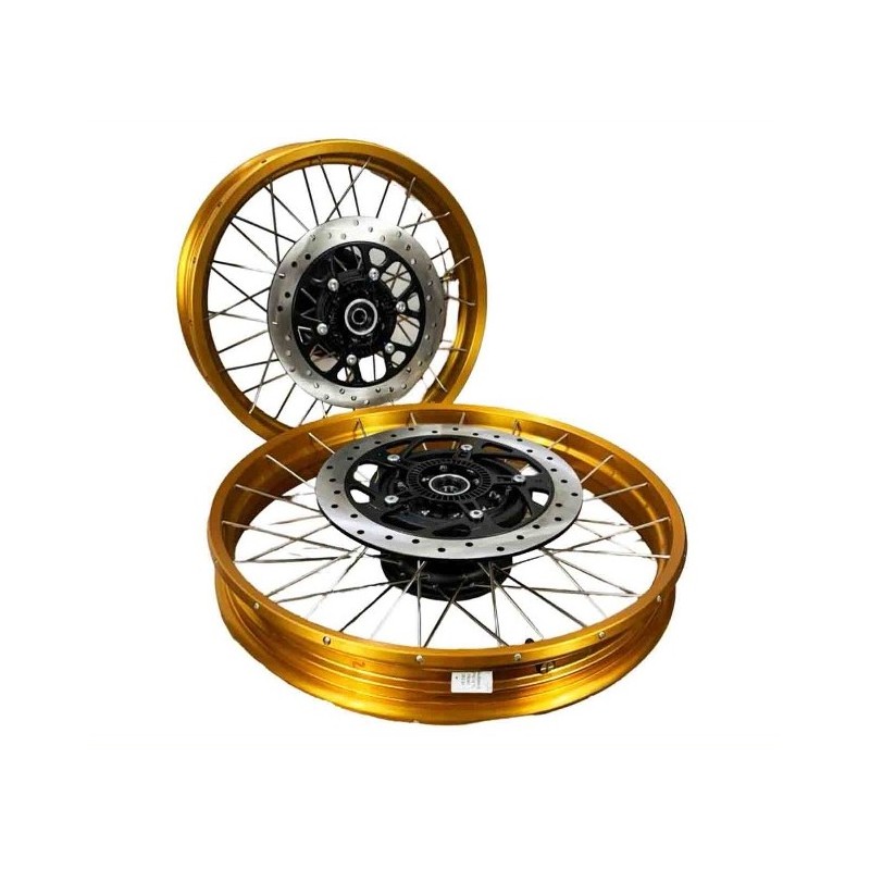 GOLDEN TUBELESS SPOKED WHEELS Himalayan 450