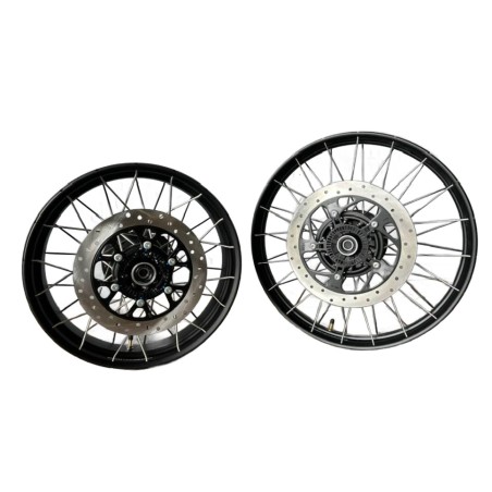 BLACK TUBELESS SPOKED WHEELS Himalayan 450