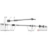 Protective washer 2WD drive shaft Ural