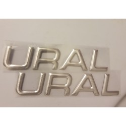Tankaufkleber URAL silber