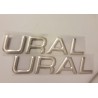 Tankaufkleber URAL silber