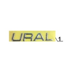 Tank Sticker URAL silver