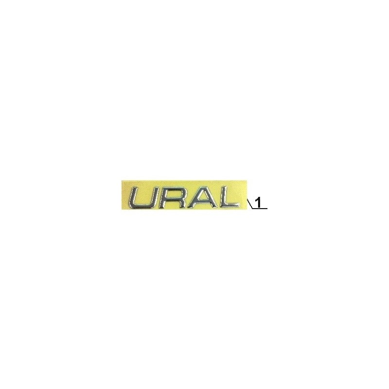 Tank Sticker URAL silver