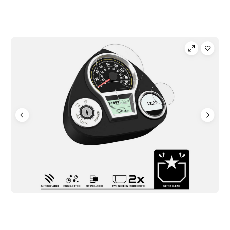 Tachoschutzfolie Displayschutzfolie 2 Stk. Classic/Bullet 650