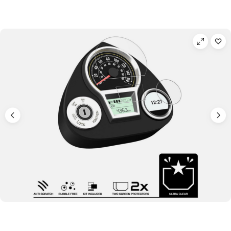 Tachoschutzfolie Displayschutzfolie 2 Stk. Classic/Bullet 650