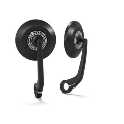 TOURING BAR END MIRRORS, BLACK