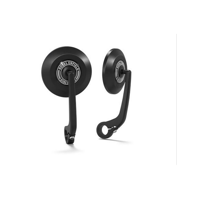 TOURING BAR END MIRRORS, BLACK