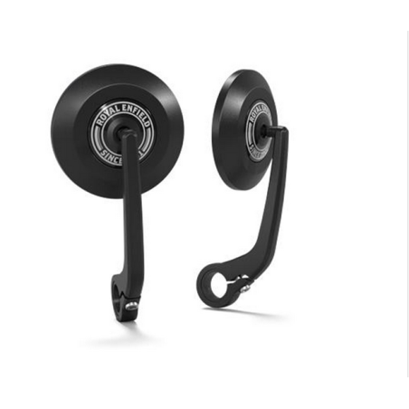 TOURING BAR END MIRRORS, BLACK