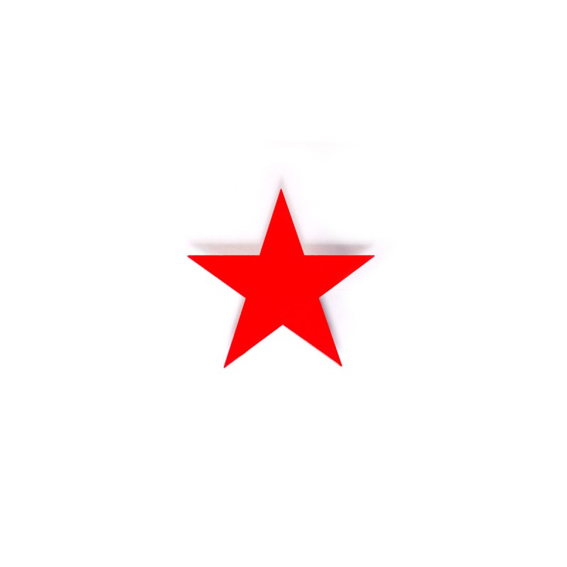 Sticker Red Star 60 mm