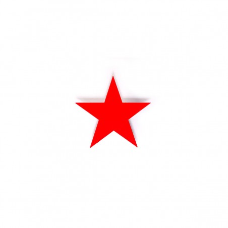 Aufkleber Roter Stern 60 mm