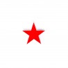 Sticker Red Star 60 mm
