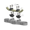 Handlebar riser 30 mm and 21 mm offset Interceptor 650