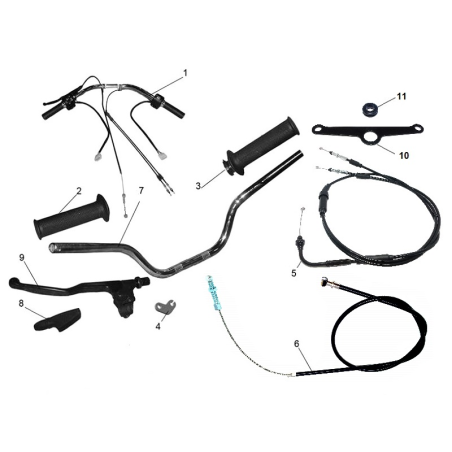 Clutch lever Ural from 2002