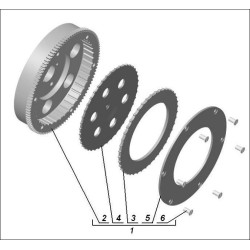 Flywheel Ural EFI from 2014