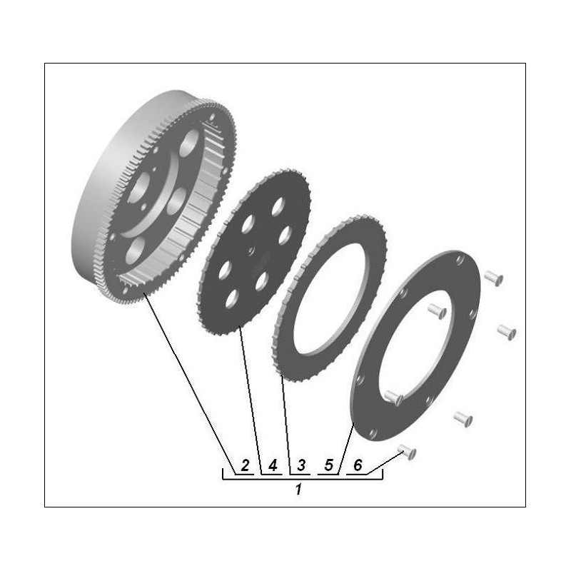 Flywheel Ural EFI from 2014