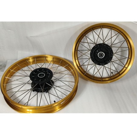 Speichenrad Satz schlauchlos/tubeless gold Himalayan 450