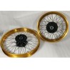 Speichenrad Satz schlauchlos/tubeless gold Himalayan 450