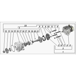 O-Ring Denso-Lichtmaschine Ural ab 2007