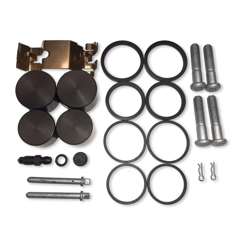 thumbnail interactive-video image 1 of Mino Stainless Steel Piston Kit For KTM SX 65 Front Brake Caliper (2006-2022) 1 of 5