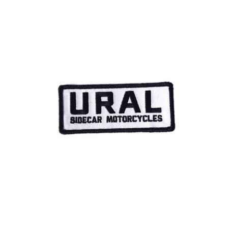 URAL Logo Patch black/white L 9,5 cm, H 4 cm