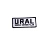 URAL Logo Patch black/white L 9,5 cm, H 4 cm