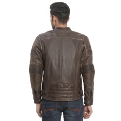 Royal Enfield Dark Tan Lederjacke braun