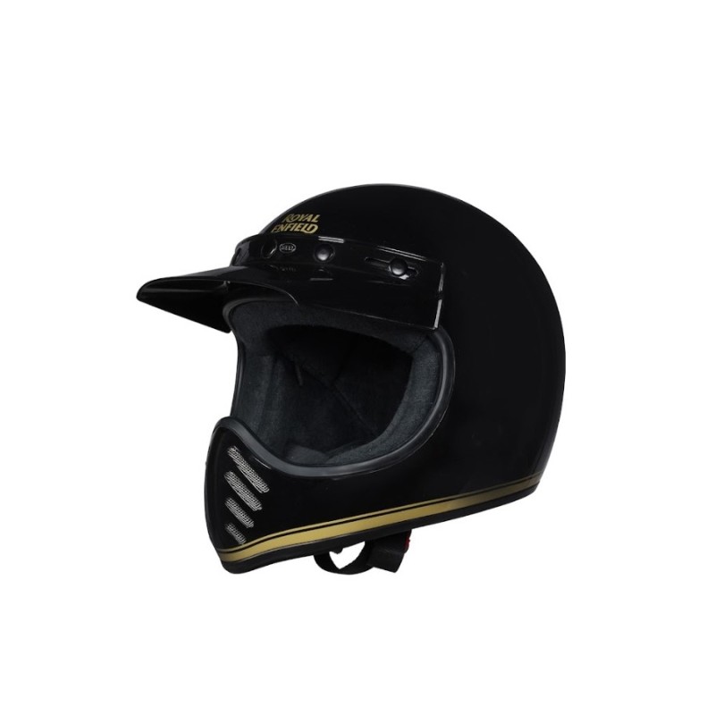 Royal Enfield X Bell Moto-3 Helm schwarz